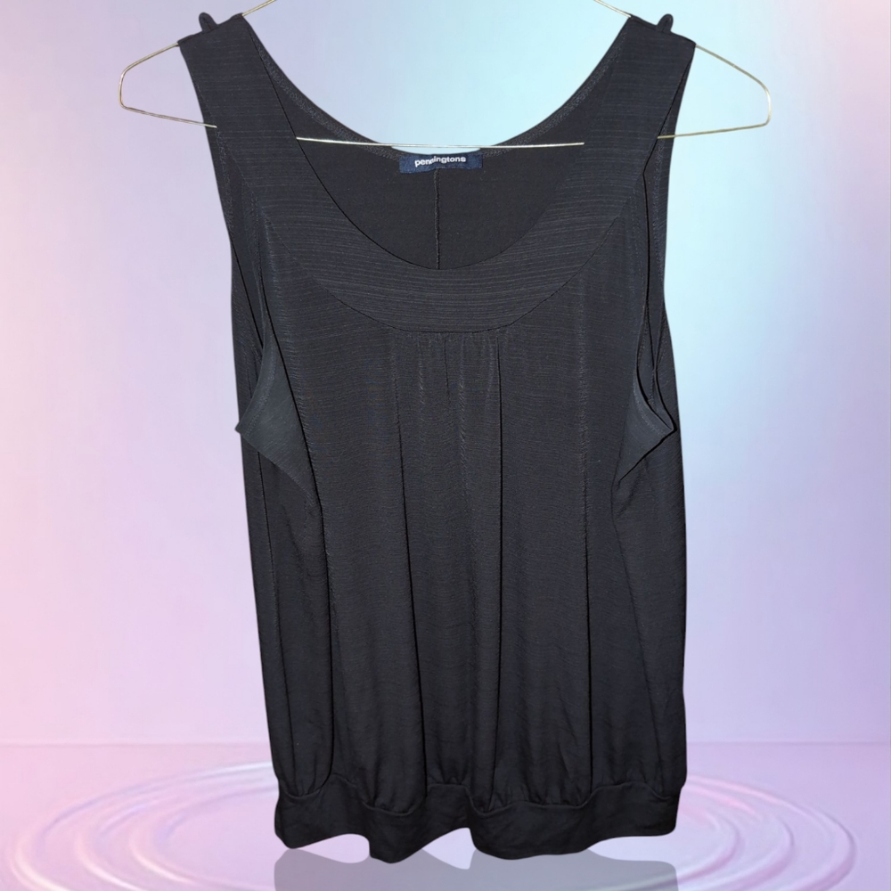 ❤️ PENNINGTONS Black Dress Tank 1X